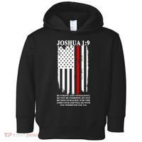 Christian Red Thin Line Toddler Hoodie thumb 0