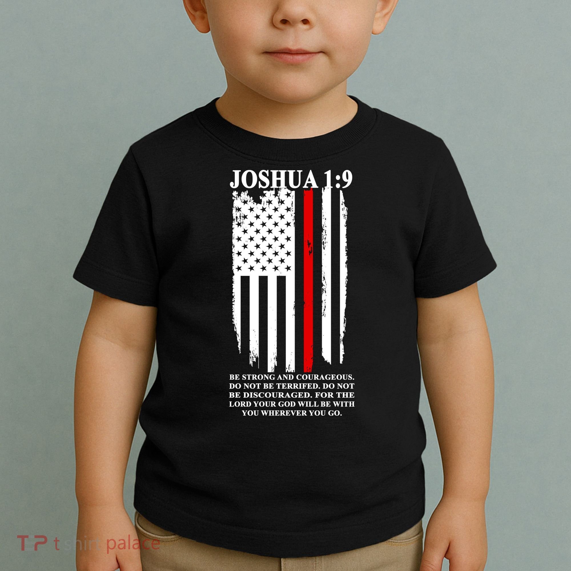 Christian Red Thin Line Toddler T-Shirt