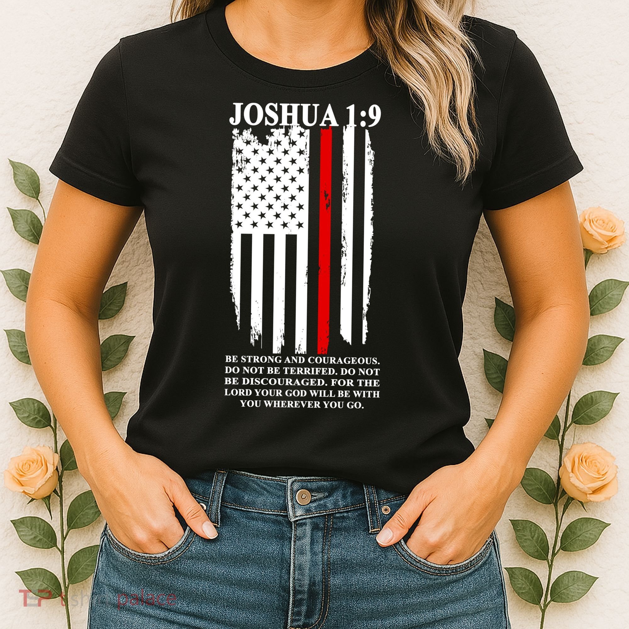 Christian Red Thin Line Women's T-Shirt