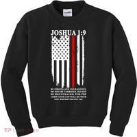 Christian Red Thin Line Kids Sweatshirt thumb 0