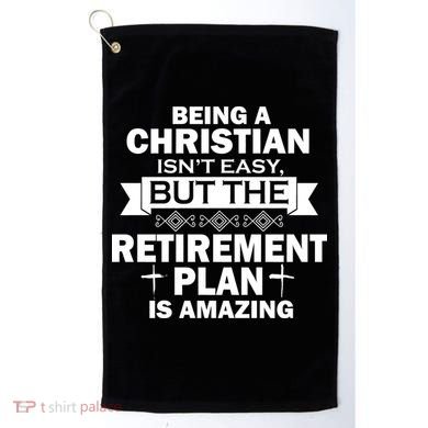 Christian Retirement Plan Golf Towel