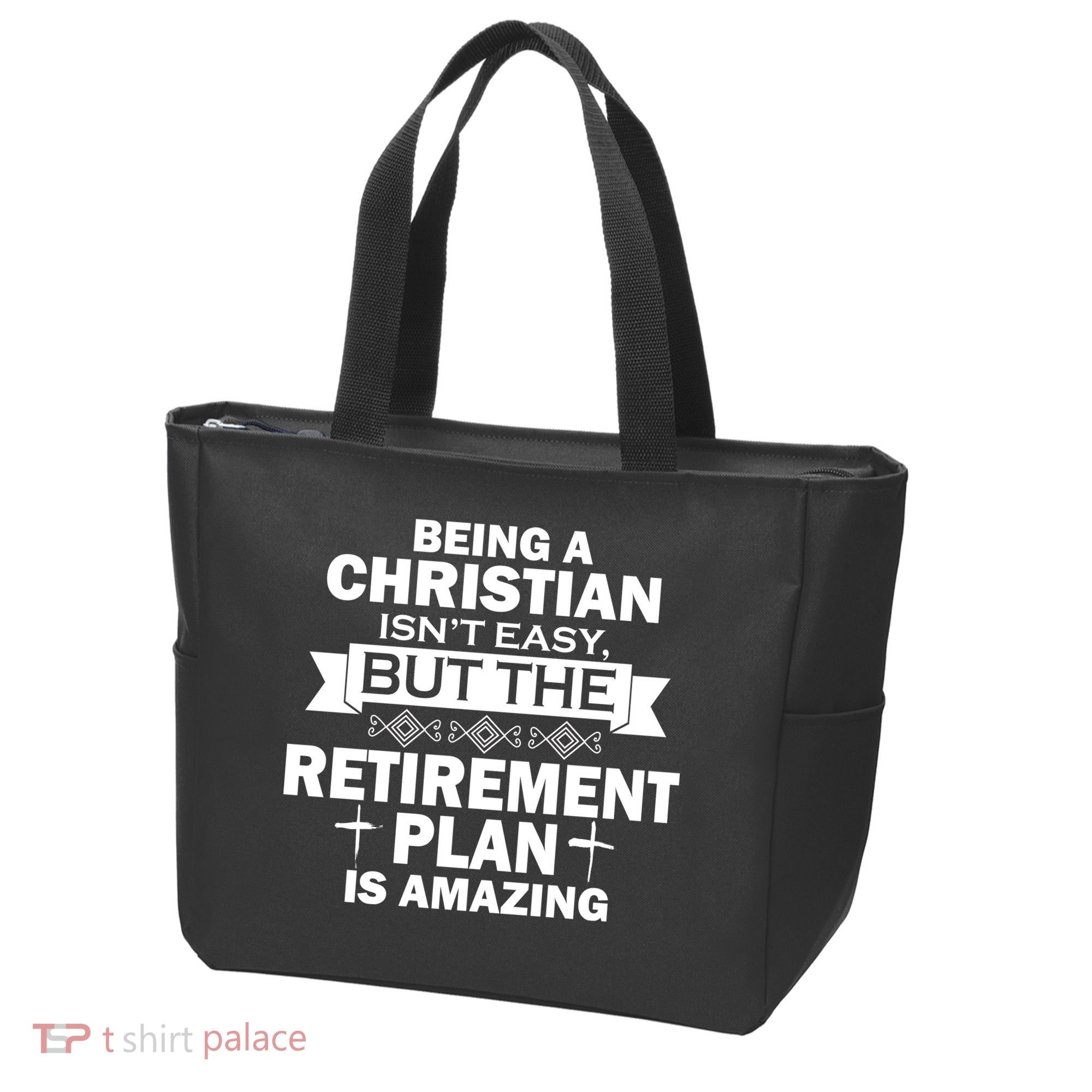 Christian Retirement Plan Tote Bag