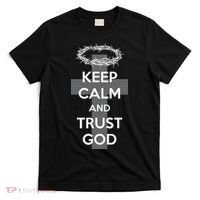 Christian Slogan: Keep Calm and Trust God  T-Shirt thumb 0