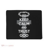 Christian Slogan: Keep Calm and Trust God  Mousepad thumb 0