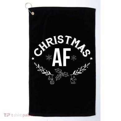 Christmas AF Golf Towel