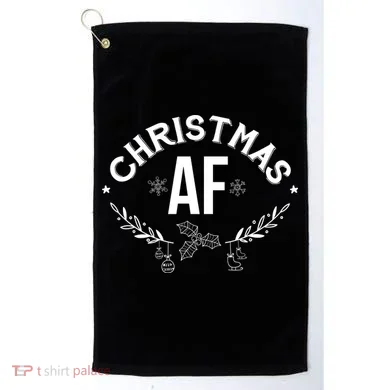 Christmas AF Golf Towel