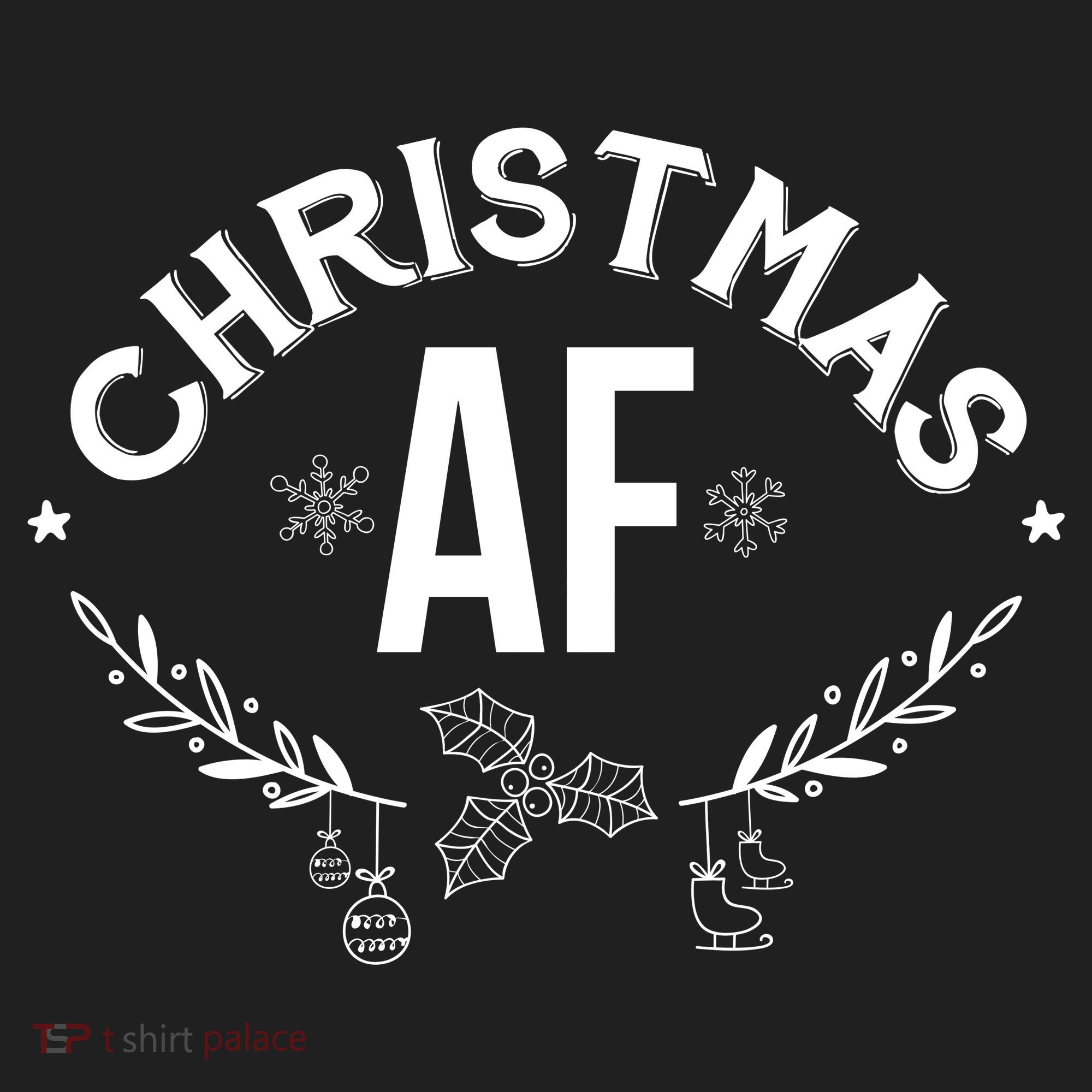 Christmas AF Golf Towel