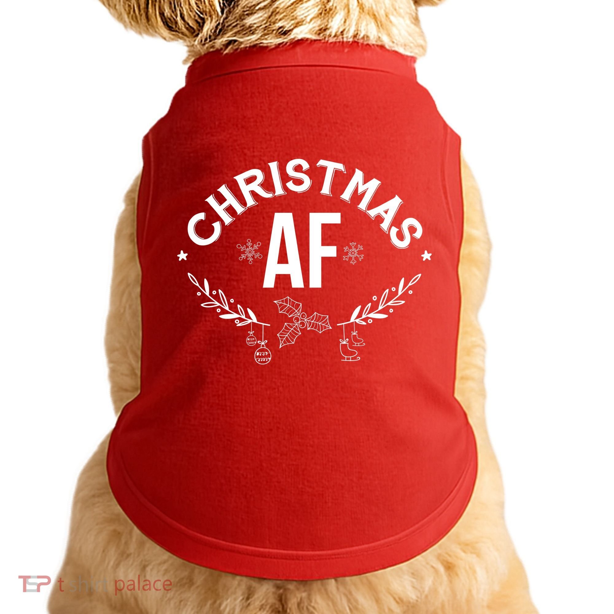 Christmas AF Doggie Tank