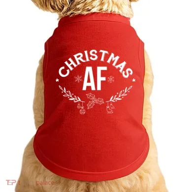 Christmas AF Doggie Tank