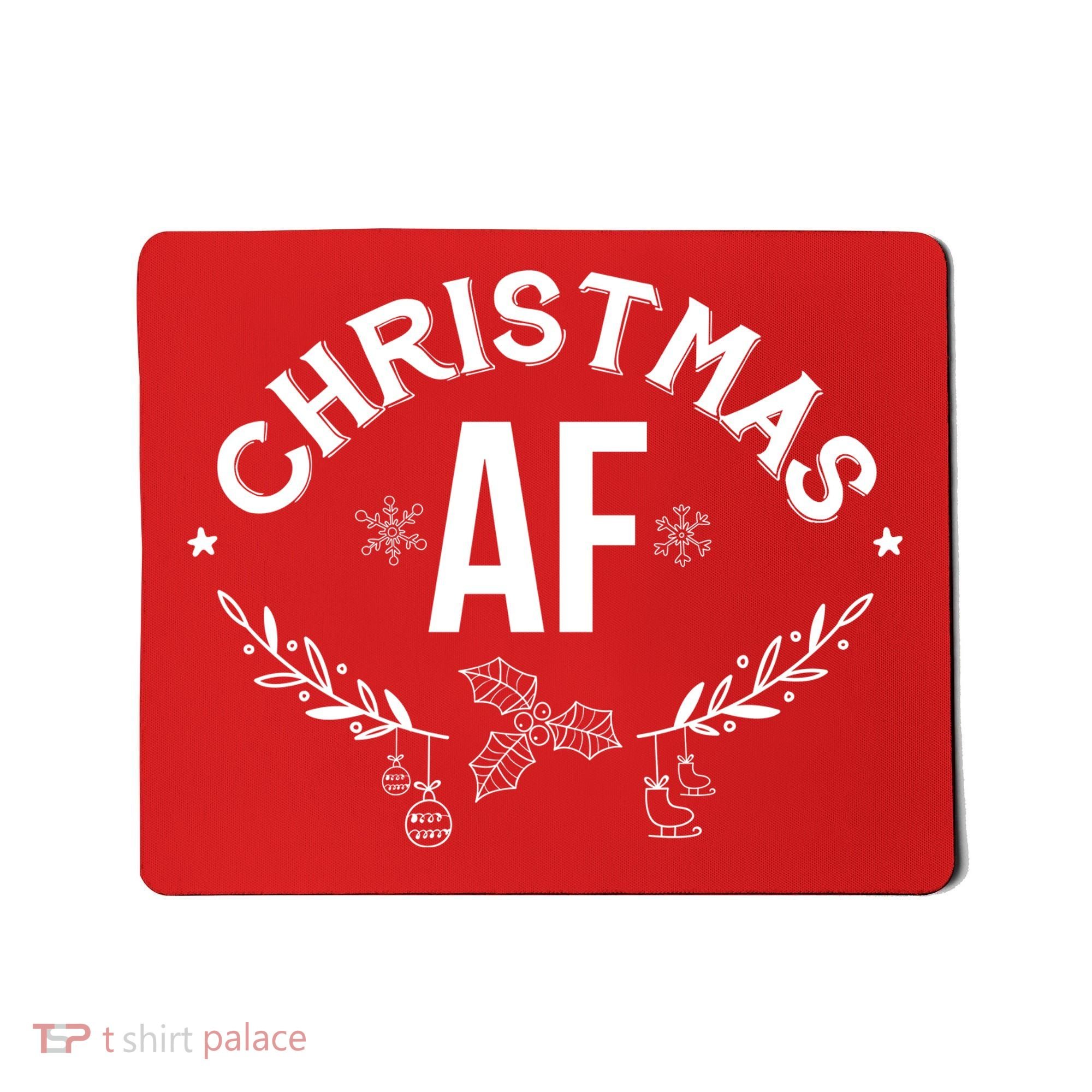 Christmas AF Mousepad