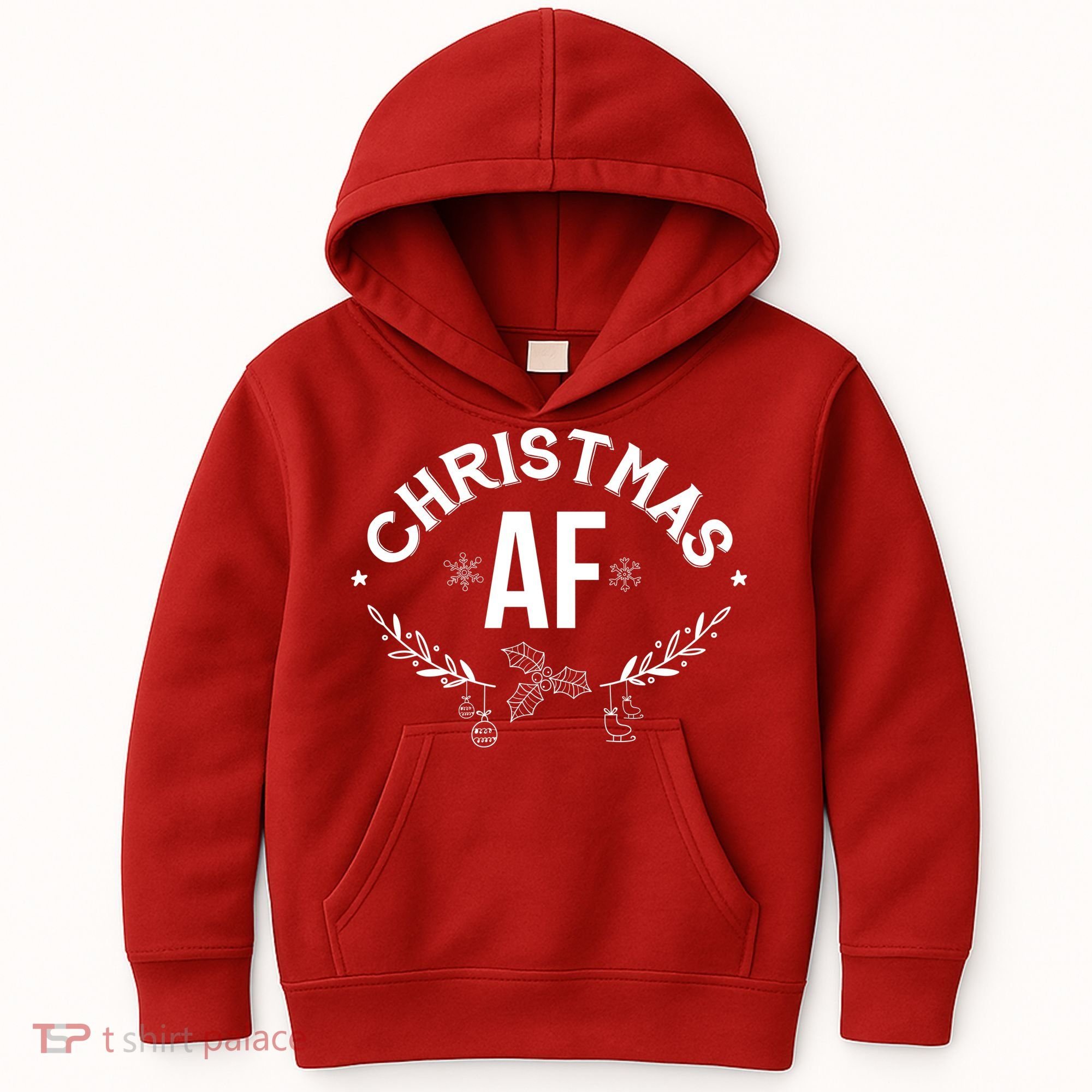 Christmas AF Kids Hoodie