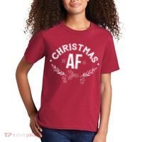 Christmas AF Kids T-Shirt thumb 2