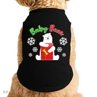 Christmas Baby Bear Doggie Tank thumb 0