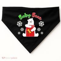 Christmas Baby Bear USA-Made Doggie Bandana thumb 0