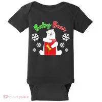 Christmas Baby Bear Baby Bodysuit thumb 0