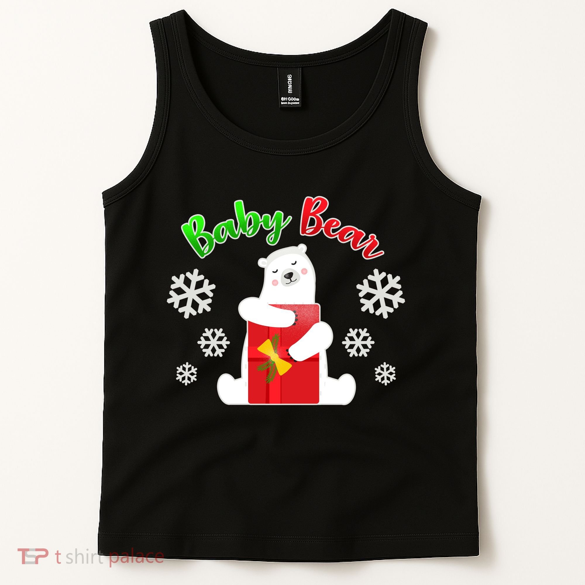Christmas Baby Bear Tank Top