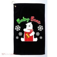Christmas Baby Bear Golf Towel thumb 0