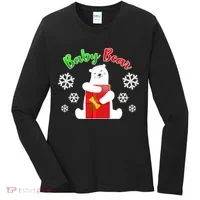 Christmas Baby Bear Women's Long Sleeve Shirt thumb 0
