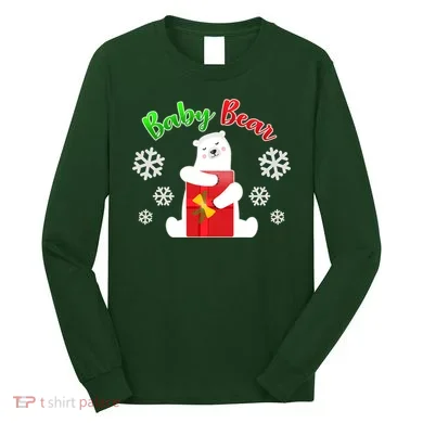 Christmas Baby Bear Long Sleeve Shirt