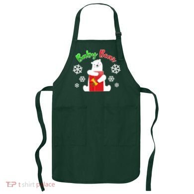 Christmas Baby Bear Apron