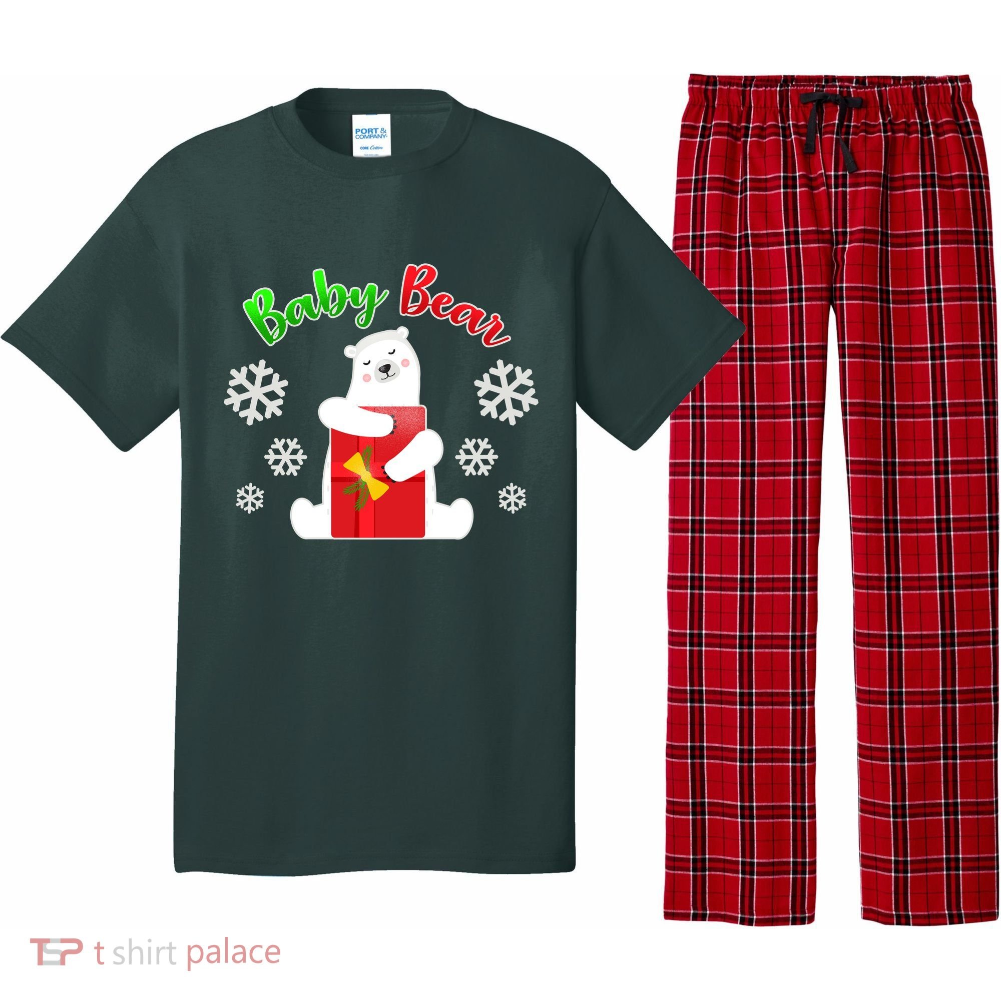 Christmas Baby Bear Pajama Set