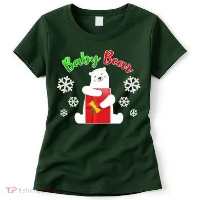 Christmas Baby Bear Women's T-Shirt