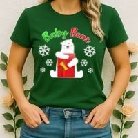 Christmas Baby Bear Women's T-Shirt thumb 2