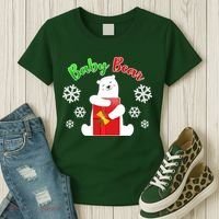 Christmas Baby Bear Women's T-Shirt thumb 3