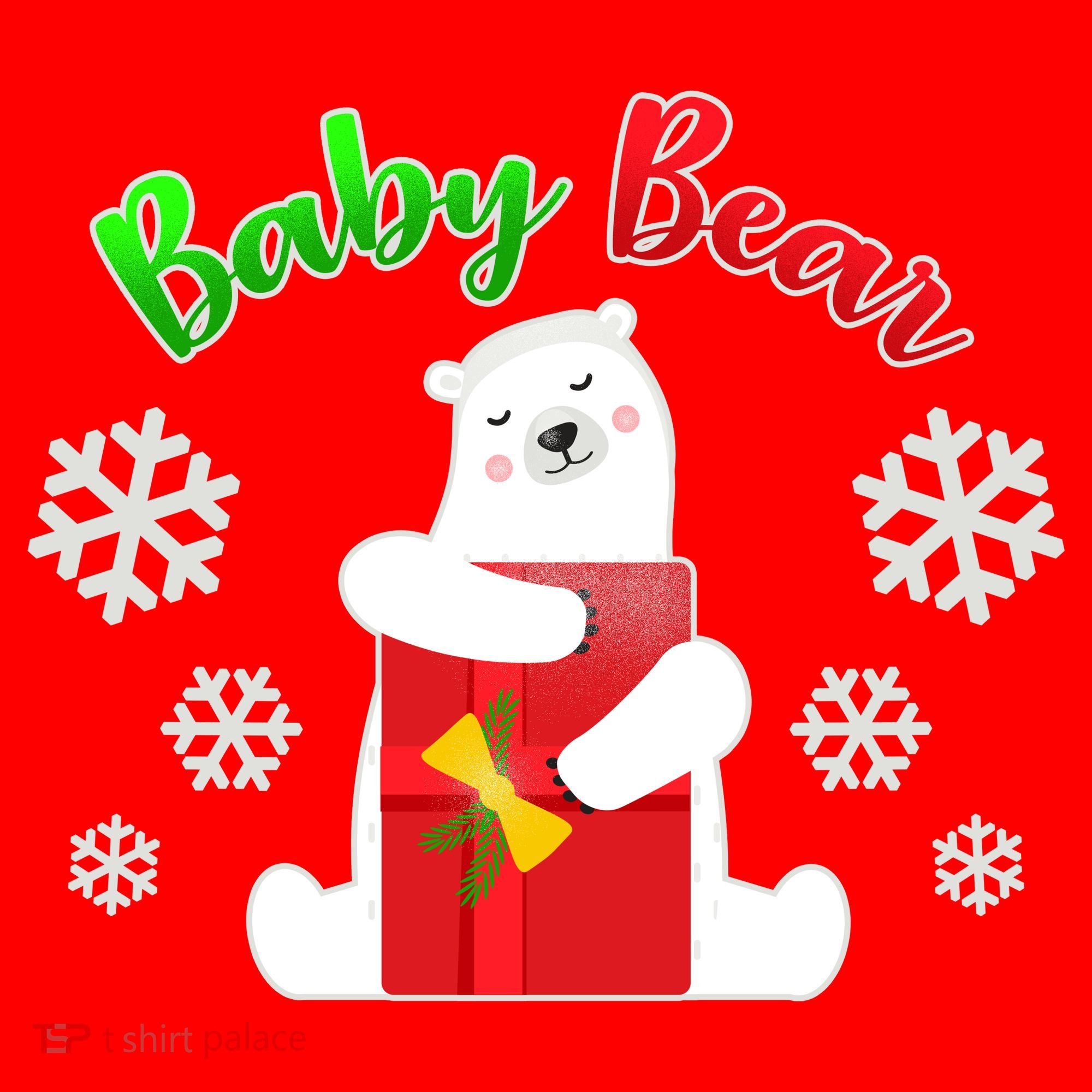 Christmas Baby Bear Santa Hat
