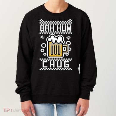 Christmas Bah Hum Chug Ugly Sweater Design Women's Sweatshirt