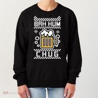 Christmas Bah Hum Chug Ugly Sweater Design Women's Sweatshirt thumb 0