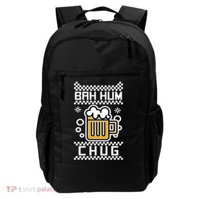 Christmas Bah Hum Chug Ugly Sweater Design Backpack