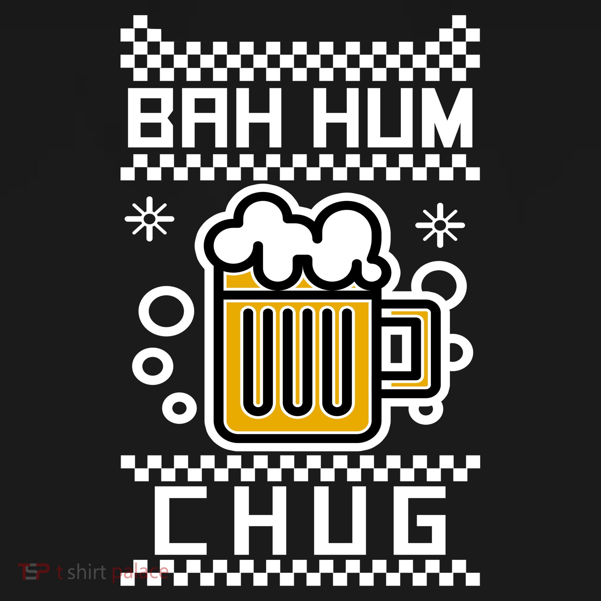 Christmas Bah Hum Chug Ugly Sweater Design Backpack