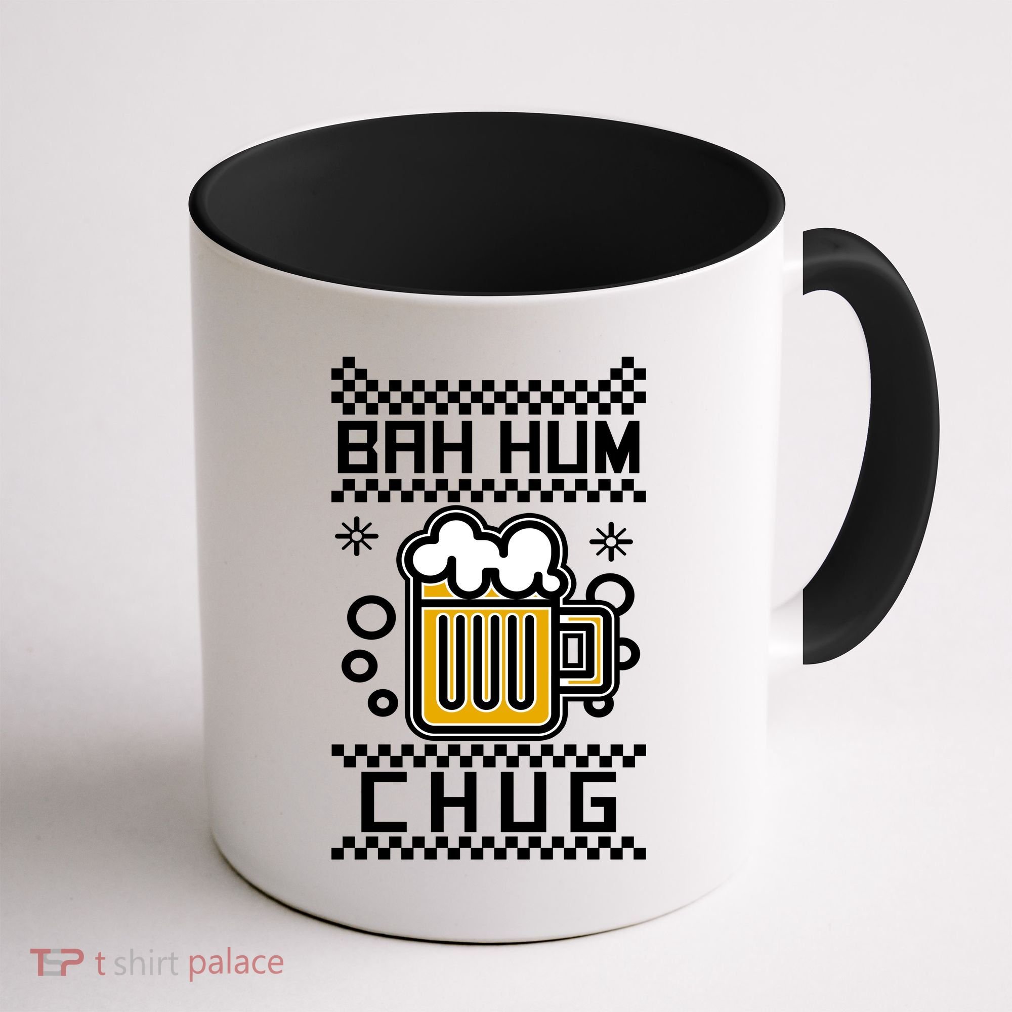 Christmas Bah Hum Chug Ugly Sweater Design Coffee Mug
