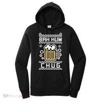 Christmas Bah Hum Chug Ugly Sweater Design Women's Hoodie thumb 0