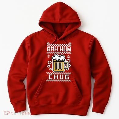 Christmas Bah Hum Chug Ugly Sweater Design Hoodie