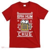 Christmas Bah Hum Chug Ugly Sweater Design T-Shirt thumb 0