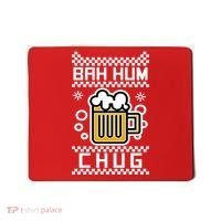 Christmas Bah Hum Chug Ugly Sweater Design Mousepad thumb 0