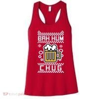 Christmas Bah Hum Chug Ugly Sweater Design Women's Tank Top thumb 0