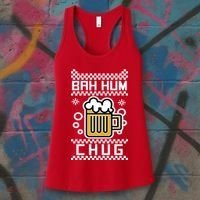 Christmas Bah Hum Chug Ugly Sweater Design Women's Tank Top thumb 3