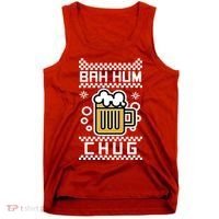 Christmas Bah Hum Chug Ugly Sweater Design Tank Top thumb 0