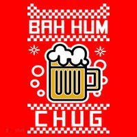 Christmas Bah Hum Chug Ugly Sweater Design Women's T-Shirt thumb 6