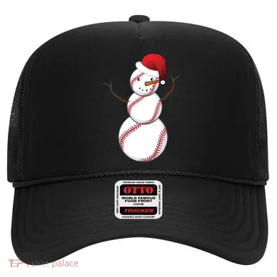 Christmas Baseball Snowman Hat