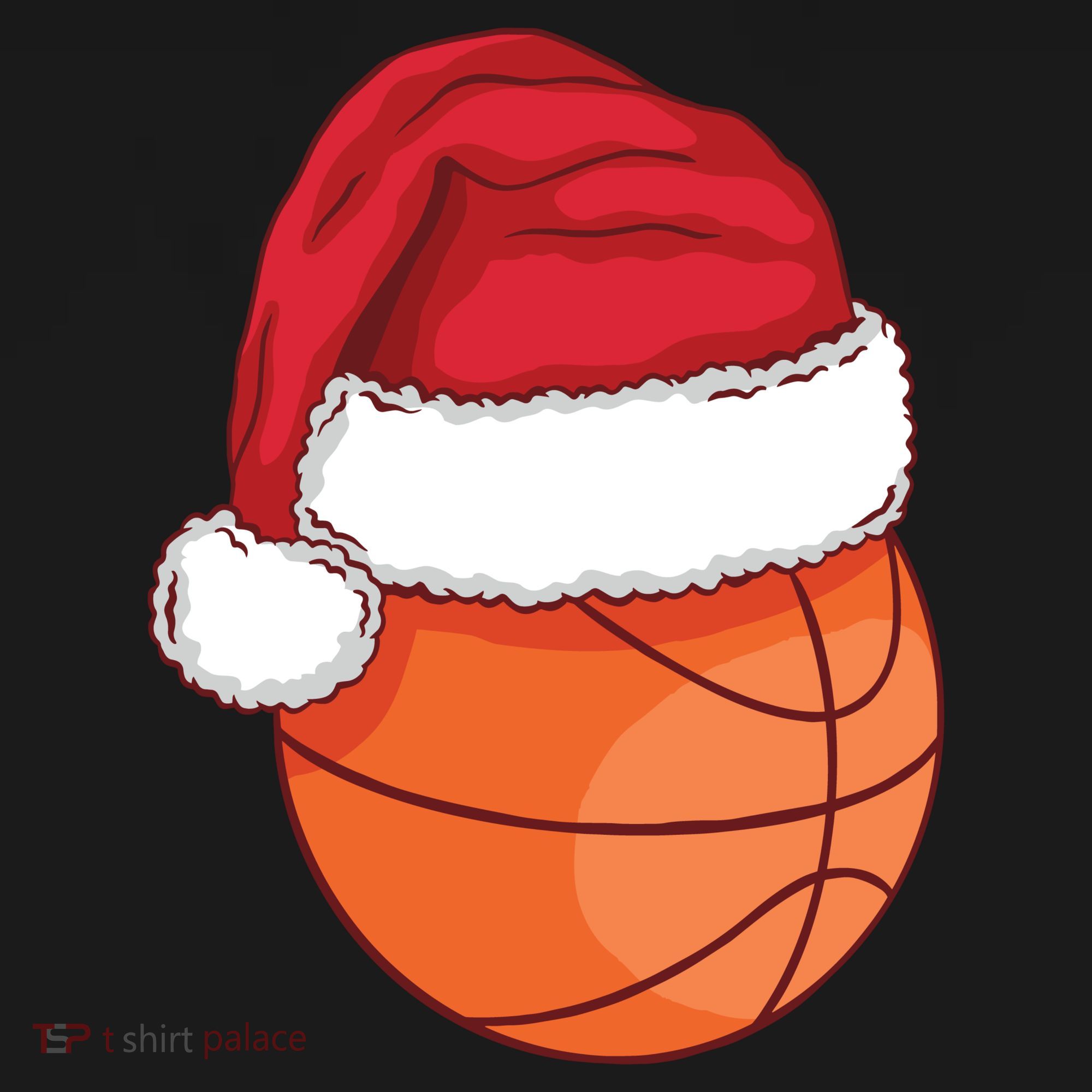 Christmas Basketball Santa Bucket Hat