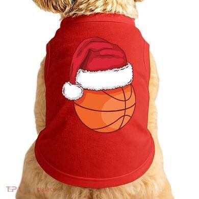 Christmas Basketball Santa Doggie Tank