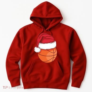 Christmas Basketball Santa Hoodie