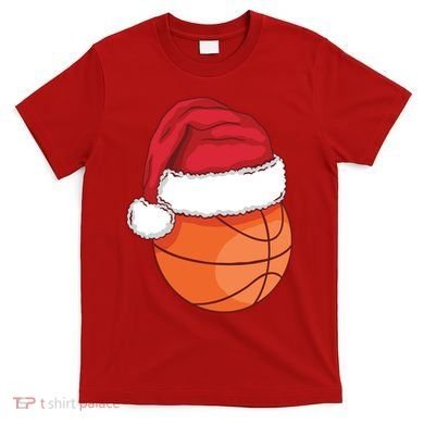 Christmas Basketball Santa T-Shirt