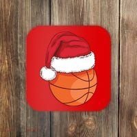 Christmas Basketball Santa Coaster thumb 0
