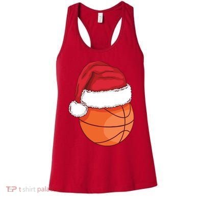 Christmas Basketball Santa Women's Tank Top