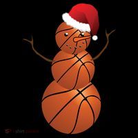 Christmas Basketball Snowman Sweatshirt thumb 3